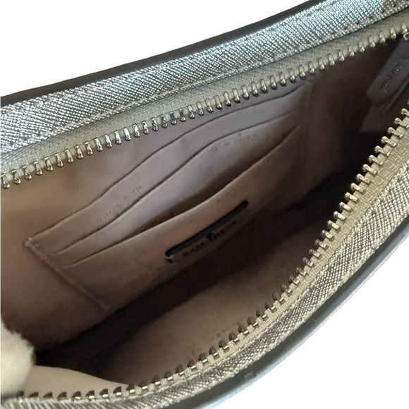 NWT Kate Spade Lunar High Glimmer Glitter Silver Shoulder Bag! NEW! - Picture 10 of 13